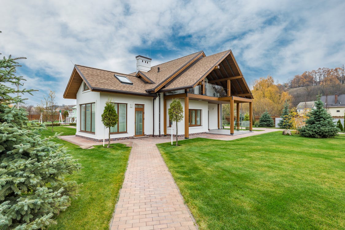 House washed by Pristine Powerwash.